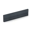 Rubber Kerb von WARCO im Farbdesign Slate grey mit den Abmessungen 100 x 5 x 25 cm. Produktfoto von Artikel 6213 in der Aufsicht von schräg vorne.