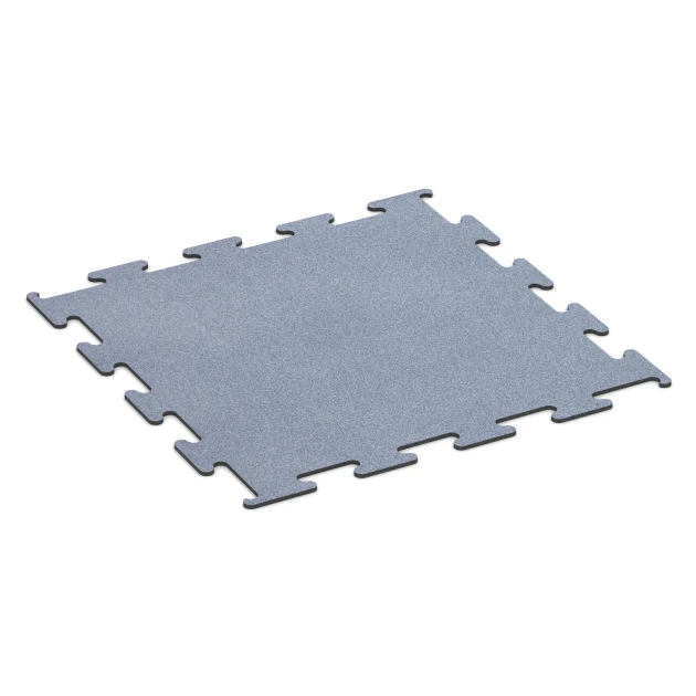 Fitness Performance Elite Training Floor von WARCO im Farbdesign Mist Grey mit den Abmessungen 100 x 100 x 1 cm | 1,00 m². Produktfoto von Artikel 6146 in der Aufsicht von schräg vorne.