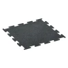 Fitness Performance Elite Rubber Gym Flooring von WARCO im Farbdesign Lightly speckled blue mit den Abmessungen 100 x 100 x 1 cm | 1,00 m². Produktfoto von Artikel 3754 in der Aufsicht von schräg vorne.