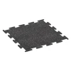 Fitness Performance Elite Training Floor von WARCO im Farbdesign Light Grey Speckled mit den Abmessungen 100 x 100 x 1 cm | 1,00 m². Produktfoto von Artikel 3776 in der Aufsicht von schräg vorne.