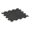 Fitness Performance Elite Rubber Gym Flooring von WARCO im Farbdesign Lightly speckled yellow mit den Abmessungen 100 x 100 x 1 cm | 1,00 m². Produktfoto von Artikel 3752 in der Aufsicht von schräg vorne.