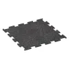 Fitness Performance Elite Training Floor von WARCO im Farbdesign Light Grey Speckled mit den Abmessungen 1000 x 1000 x 15 mm. Produktfoto von Artikel 3777 in der Aufsicht von schräg vorne.