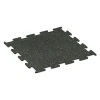 Fitness Performance Elite Rubber Gym Flooring von WARCO im Farbdesign Lightly speckled green mit den Abmessungen 100 x 100 x 1,5 cm | 1,00 m². Produktfoto von Artikel 3759 in der Aufsicht von schräg vorne.