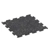 Fitness Performance Elite Training Floor von WARCO im Farbdesign Light Grey Speckled mit den Abmessungen 500 x 500 x 10 mm. Produktfoto von Artikel 3779 in der Aufsicht von schräg vorne.