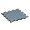 Fitness Performance Elite Training Floor von WARCO im Farbdesign Aged silver mit den Abmessungen 50 x 50 x 1,5 cm | 0,25 m². Produktfoto von Artikel 6166 in der Aufsicht von schräg vorne.
