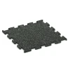 Fitness Performance Elite Rubber Gym Flooring von WARCO im Farbdesign Lightly speckled green mit den Abmessungen 50 x 50 x 1,5 cm | 0,25 m². Produktfoto von Artikel 3771 in der Aufsicht von schräg vorne.