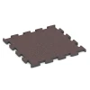 Fitness Performance Elite Rubber Gym Flooring von WARCO im Farbdesign Mineral red mit den Abmessungen 50 x 50 x 2 cm | 0,25 m². Produktfoto von Artikel 6155 in der Aufsicht von schräg vorne.