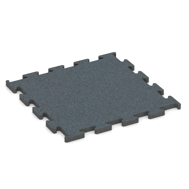 Fitness Performance Elite Rubber Gym Flooring von WARCO im Farbdesign Fern green mit den Abmessungen 50 x 50 x 2 cm | 0,25 m². Produktfoto von Artikel 6167 in der Aufsicht von schräg vorne.
