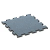 Fitness Performance Elite Rubber Gym Flooring von WARCO im Farbdesign Aged silver mit den Abmessungen 50 x 50 x 2 cm | 0,25 m². Produktfoto von Artikel 6168 in der Aufsicht von schräg vorne.