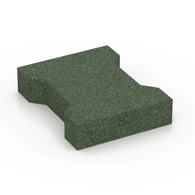Block Paving von WARCO im Farbdesign Grass green mit den Abmessungen 20 x 16,5 x 4,5 cm | 0,0278 m². Produktfoto von Artikel 7070 in der Aufsicht von schräg vorne.