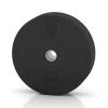 Bumper Plate – Solid Rubber von WARCO im Farbdesign Anthracite mit den Abmessungen 20 kg | ø 45,4 x 11,38 cm. Produktfoto von Artikel 6087 in der Aufsicht von schräg vorne.