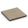 Playground safety tile – CFH 120 cm von WARCO im Farbdesign Travertine mit den Abmessungen 50 x 50 x 4 cm | 0,25 m². Produktfoto von Artikel 6428 in der Aufsicht von schräg vorne.