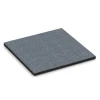 Playground safety tile – CFH 95 cm von WARCO im Farbdesign Graphite grey mit den Abmessungen 50 x 50 x 3 cm. Produktfoto von Artikel 6130 in der Aufsicht von schräg vorne.