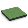 Playground safety tile – CFH 205 cm von WARCO im Farbdesign Linden green mit den Abmessungen 50 x 50 x 7 cm. Produktfoto von Artikel 6141 in der Aufsicht von schräg vorne.