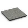Playground safety tile – CFH 160 cm von WARCO im Farbdesign Grey Granite mit den Abmessungen 50 x 50 x 4,8 cm. Produktfoto von Artikel 6432 in der Aufsicht von schräg vorne.