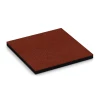 Playground Safety Tiles von WARCO im Farbdesign Brick red mit den Abmessungen 50 x 50 x 4 cm. Produktfoto von Artikel 6194 in der Aufsicht von schräg vorne.