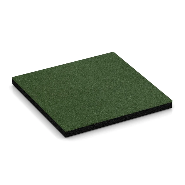 Playground Safety Tiles von WARCO im Farbdesign Grass green mit den Abmessungen 50 x 50 x 4 cm. Produktfoto von Artikel 6195 in der Aufsicht von schräg vorne.