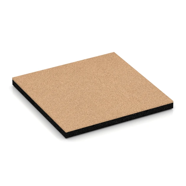 Playground Safety Tiles von WARCO im Farbdesign Sand beige mit den Abmessungen 50 x 50 x 4 cm. Produktfoto von Artikel 6222 in der Aufsicht von schräg vorne.