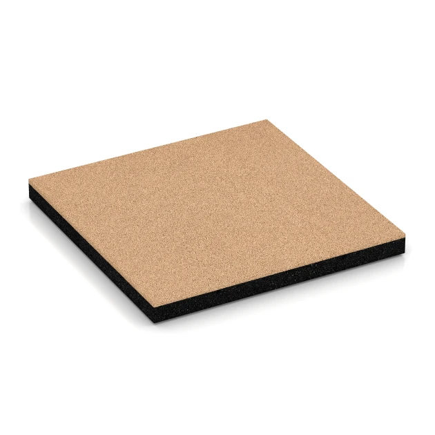Playground Safety Tiles von WARCO im Farbdesign Sand beige mit den Abmessungen 50 x 50 x 4,5 cm. Produktfoto von Artikel 6225 in der Aufsicht von schräg vorne.