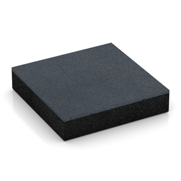 Playground safety tile – 300 cm von WARCO im Farbdesign Slate grey mit den Abmessungen 50 x 50 x 11 cm | 0,25 m². Produktfoto von Artikel 6281 in der Aufsicht von schräg vorne.