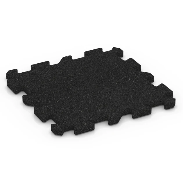 Sports court tile von WARCO im Farbdesign Anthracite mit den Abmessungen 50 x 50 x 3 cm | 0,25 m². Produktfoto von Artikel 6987 in der Aufsicht von schräg vorne.