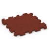 Gym Floor Protection Mat von WARCO im Farbdesign Brick red mit den Abmessungen 50 x 50 x 3 cm | 0,25 m². Produktfoto von Artikel 6988 in der Aufsicht von schräg vorne.