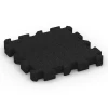 Interlocking playground safety tile von WARCO im Farbdesign Anthracite mit den Abmessungen 50 x 50 x 6 cm | 0,25 m². Produktfoto von Artikel 6309 in der Aufsicht von schräg vorne.