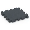 Interlocking playground safety tile von WARCO im Farbdesign Slate grey mit den Abmessungen 50 x 50 x 5 cm | 0,25 m². Produktfoto von Artikel 6317 in der Aufsicht von schräg vorne.