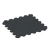 Rubber Dog Floor Mat von WARCO im Farbdesign Anthracite mit den Abmessungen 102,5 x 102,5 x 2,2 cm | 1,05 m². Produktfoto von Artikel 7085 in der Aufsicht von schräg vorne.