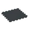Rubber Gym Mat von WARCO im Farbdesign Anthracite mit den Abmessungen 102,5 x 102,5 x 2 cm | 1,05 m². Produktfoto von Artikel 6377 in der Aufsicht von schräg vorne.