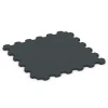 Rubber Dog Floor Mat von WARCO im Farbdesign Anthracite mit den Abmessungen 102,5 x 102,5 x 3 cm | 1,05 m². Produktfoto von Artikel 7084 in der Aufsicht von schräg vorne.
