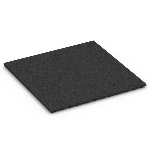 Stallmatte Komfort von WARCO im Farbdesign Anthracite mit den Abmessungen 100 x 100 x 4 cm. Produktfoto von Artikel 6383 in der Aufsicht von schräg vorne.