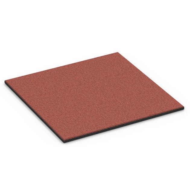 Stable Mat von WARCO im Farbdesign Brick red mit den Abmessungen 100 x 100 x 3 cm | 1,00 m². Produktfoto von Artikel 6380 in der Aufsicht von schräg vorne.