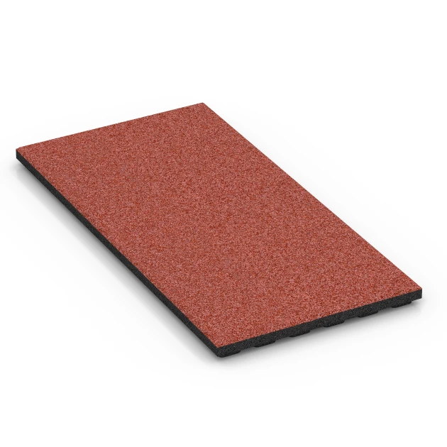Stable Mat Luxury von WARCO im Farbdesign Brick red mit den Abmessungen 100 x 50 x 4,5 cm | 0,50 m². Produktfoto von Artikel 6390 in der Aufsicht von schräg vorne.