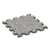 Fitness Active Floor System von WARCO im Farbdesign Grey Granite mit den Abmessungen 44,6 x 44,6 x 1,8 cm. Produktfoto von Artikel 6824 in der Aufsicht von schräg vorne.