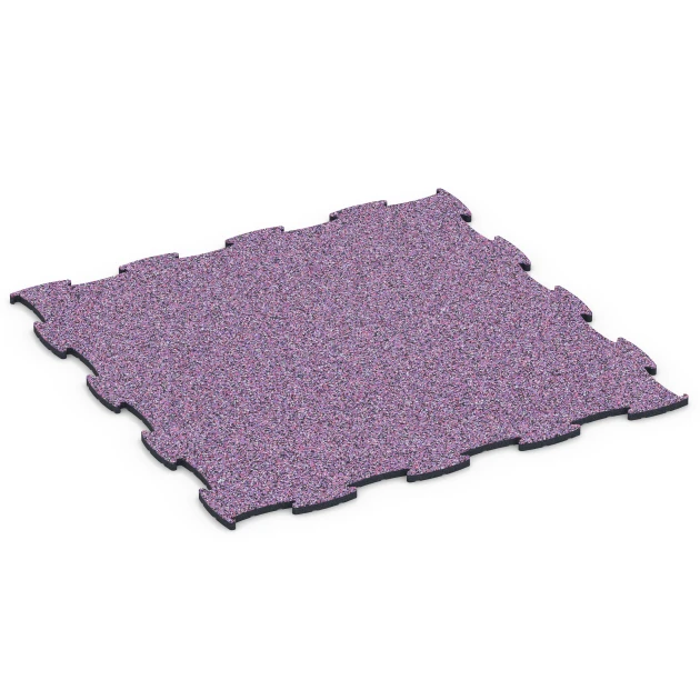 Exhibition Click Floor Tile von WARCO im Farbdesign Lavender mit den Abmessungen 44,6 x 44,6 x 1,8 cm. Produktfoto von Artikel 6918 in der Aufsicht von schräg vorne.