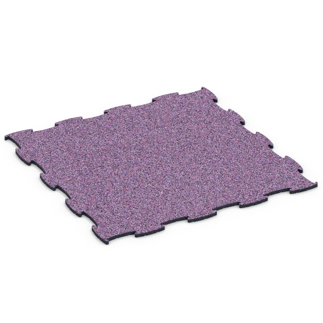 Fitness Active Floor System von WARCO im Farbdesign Lavender mit den Abmessungen 97,1 x 97,1 x 1,8 cm | 0,94 m². Produktfoto von Artikel 6837 in der Aufsicht von schräg vorne.