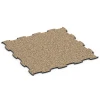 Fitness Active Floor System von WARCO im Farbdesign Rattan mit den Abmessungen 97,1 x 97,1 x 1,8 cm | 0,94 m². Produktfoto von Artikel 6840 in der Aufsicht von schräg vorne.