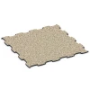 Indoor Dog Sports Flooring von WARCO im Farbdesign Travertine mit den Abmessungen 97,1 x 97,1 x 1,8 cm | 0,94 m². Produktfoto von Artikel 6910 in der Aufsicht von schräg vorne.