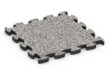 Patio rubber tile