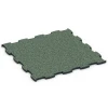Fitness Active Floor System von WARCO im Farbdesign English Lawn mit den Abmessungen 97,1 x 97,1 x 2,8 cm. Produktfoto von Artikel 6852 in der Aufsicht von schräg vorne.