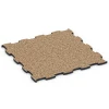Fitness Active Floor System von WARCO im Farbdesign Terracotta mit den Abmessungen 97,1 x 97,1 x 2,8 cm. Produktfoto von Artikel 6853 in der Aufsicht von schräg vorne.
