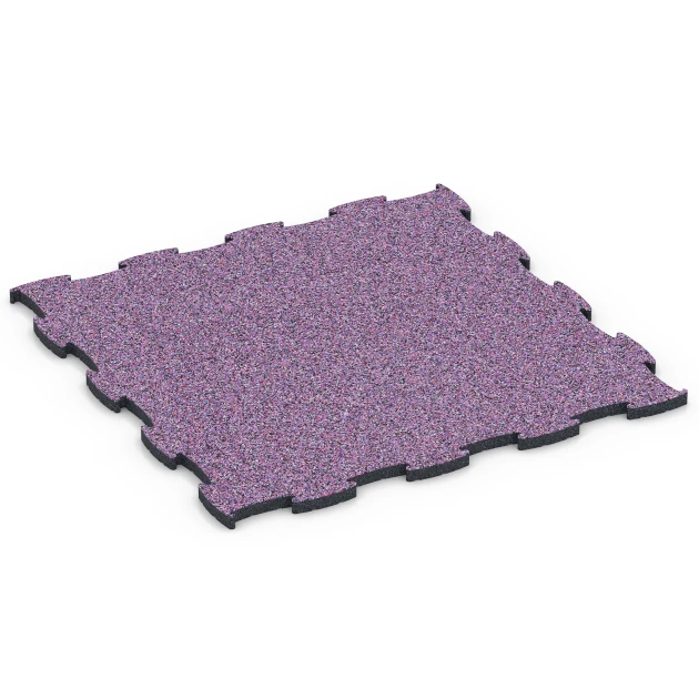 Fitness Active Floor System von WARCO im Farbdesign Lavender mit den Abmessungen 97,1 x 97,1 x 2,8 cm | 0,94 m². Produktfoto von Artikel 6855 in der Aufsicht von schräg vorne.
