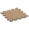 Fitness Max Floor System von WARCO im Farbdesign Terracotta mit den Abmessungen 98 x 98 x 2,8 cm. Produktfoto von Artikel 6889 in der Aufsicht von schräg vorne.