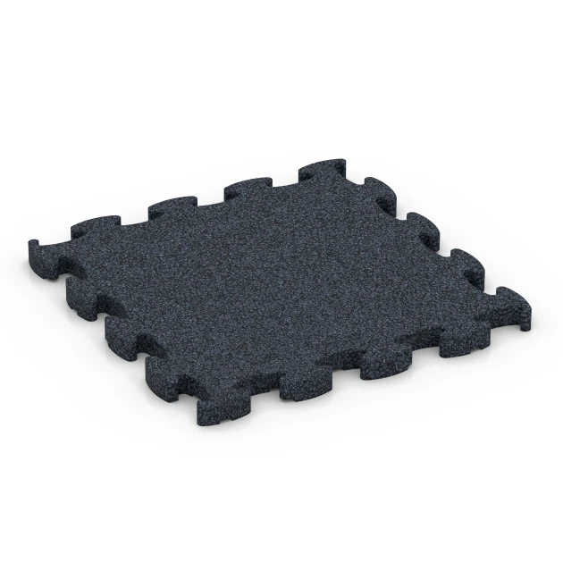 Fitness Premium Gym Flooring von WARCO im Farbdesign Anthracite mit den Abmessungen 28,9 x 28,9 x 1,8 cm | 0,084 m². Produktfoto von Artikel 6958 in der Aufsicht von schräg vorne.