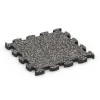 Stone Carpet Click Tile von WARCO im Farbdesign Dark Grey Granite mit den Abmessungen 30 x 30 x 1,8 cm. Produktfoto von Artikel 6814 in der Aufsicht von schräg vorne.