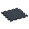 Fitness Premium Gym Flooring von WARCO im Farbdesign Anthracite mit den Abmessungen 45,9 x 45,9 x 2,8 cm | 0,21 m². Produktfoto von Artikel 6961 in der Aufsicht von schräg vorne.
