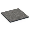 Outdoor Gym Flooring von WARCO im Farbdesign Dark grey granite mit den Abmessungen 60 x 60 x 3 cm | 0,36 m². Produktfoto von Artikel 7132 in der Aufsicht von schräg vorne.