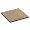 Outdoor Gym Flooring von WARCO im Farbdesign Rattan mit den Abmessungen 60 x 60 x 3 cm | 0,36 m². Produktfoto von Artikel 7140 in der Aufsicht von schräg vorne.