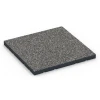 Outdoor Gym Flooring von WARCO im Farbdesign Dark grey granite mit den Abmessungen 60 x 60 x 4 cm | 0,36 m². Produktfoto von Artikel 7141 in der Aufsicht von schräg vorne.